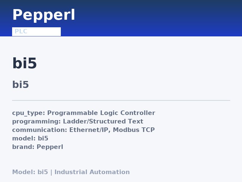Pepperl BI5