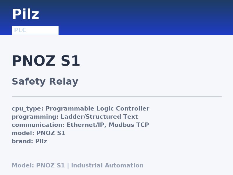 Pilz PNOZ S1