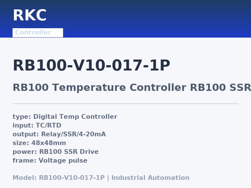 RKC RB100-V10-017-1P