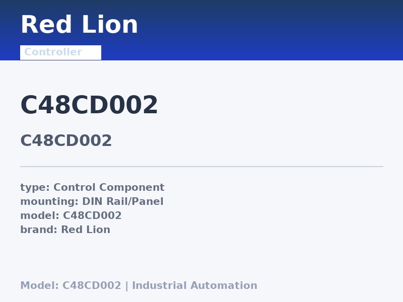 Red Lion C48CD002