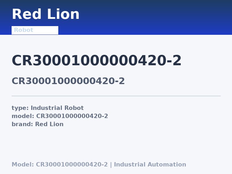 Red Lion CR30001000000420-2