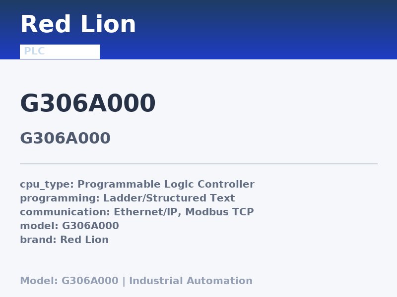 Red Lion G306A000