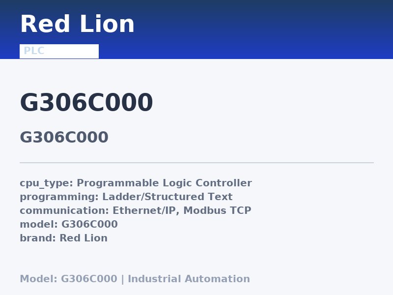 Red Lion G306C000