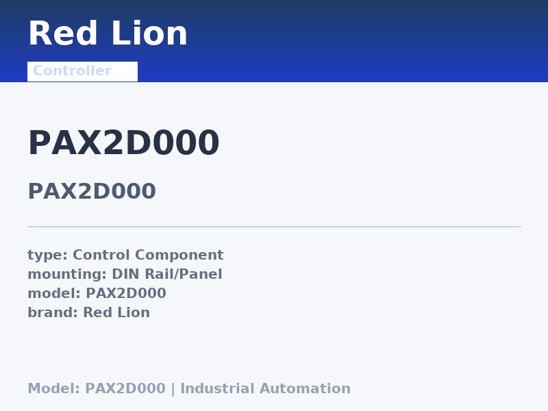 Red Lion PAX2D000