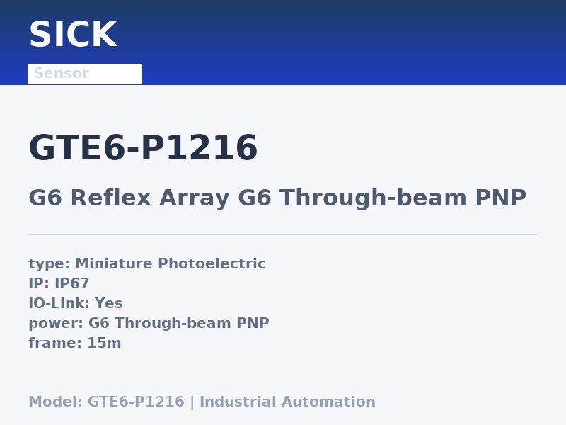 SICK GTE6-P1216