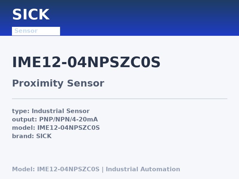 SICK IME12-04NPSZC0S