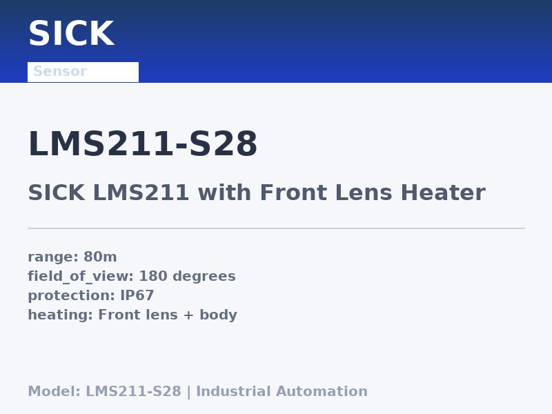 SICK LMS211-S28