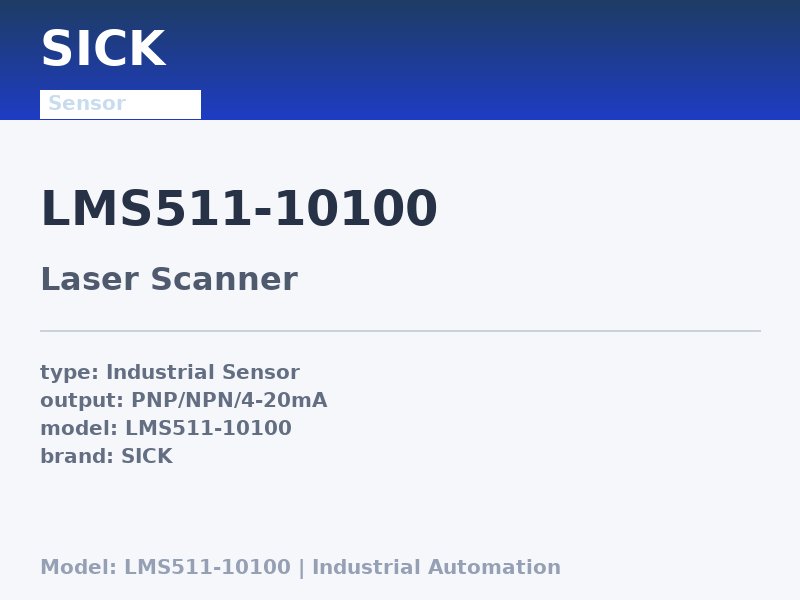 SICK LMS511-10100