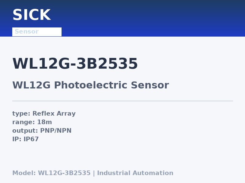 SICK WL12G-3B2535