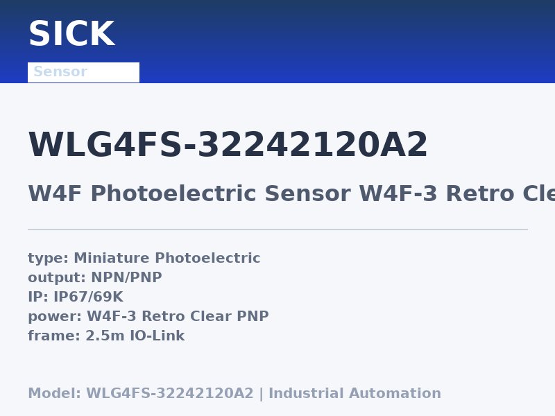 SICK WLG4FS-32242120A2