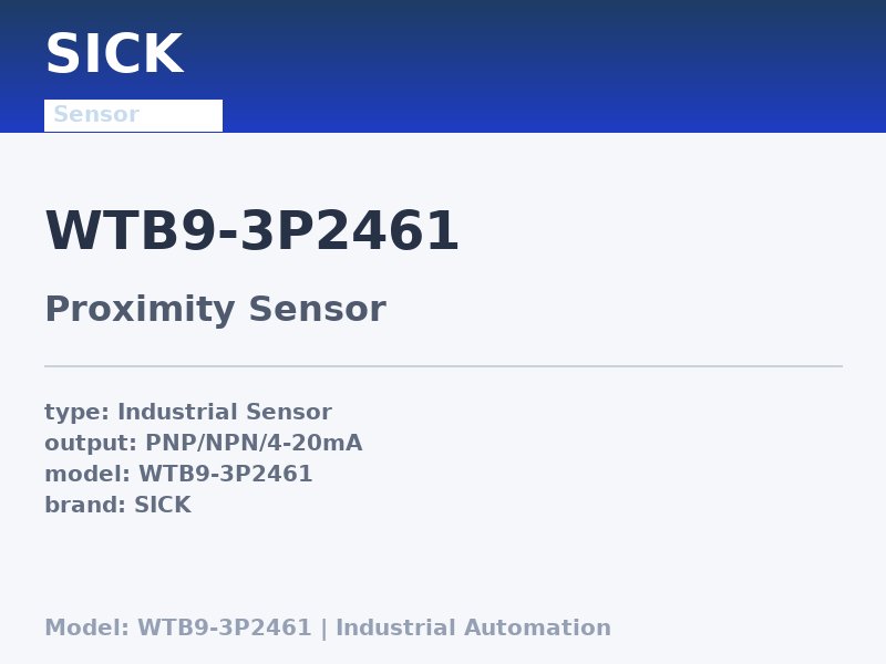 SICK WTB9-3P2461