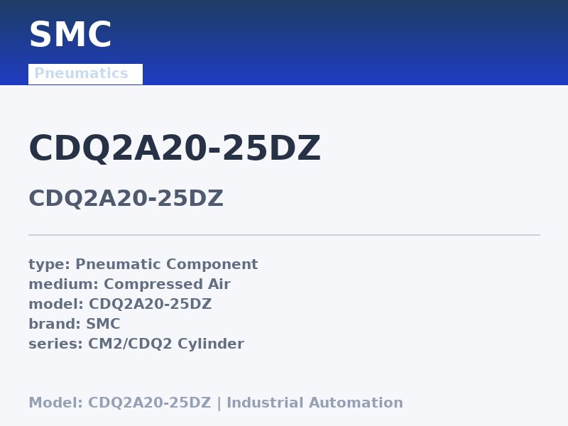 SMC CDQ2A20-25DZ