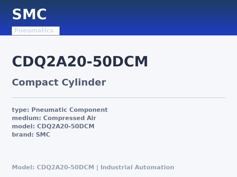 SMC CDQ2A20-50DCM