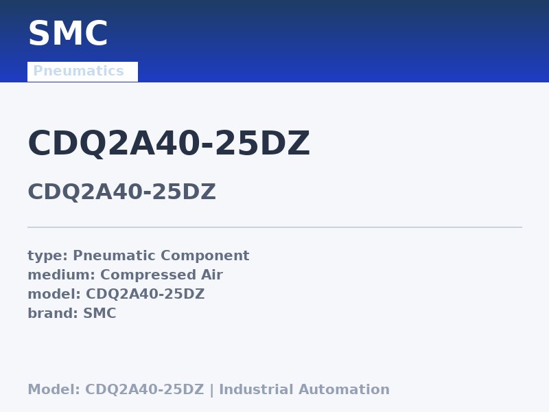 SMC CDQ2A40-25DZ