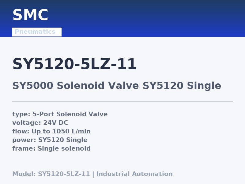 SMC SY5120-5LZ-11