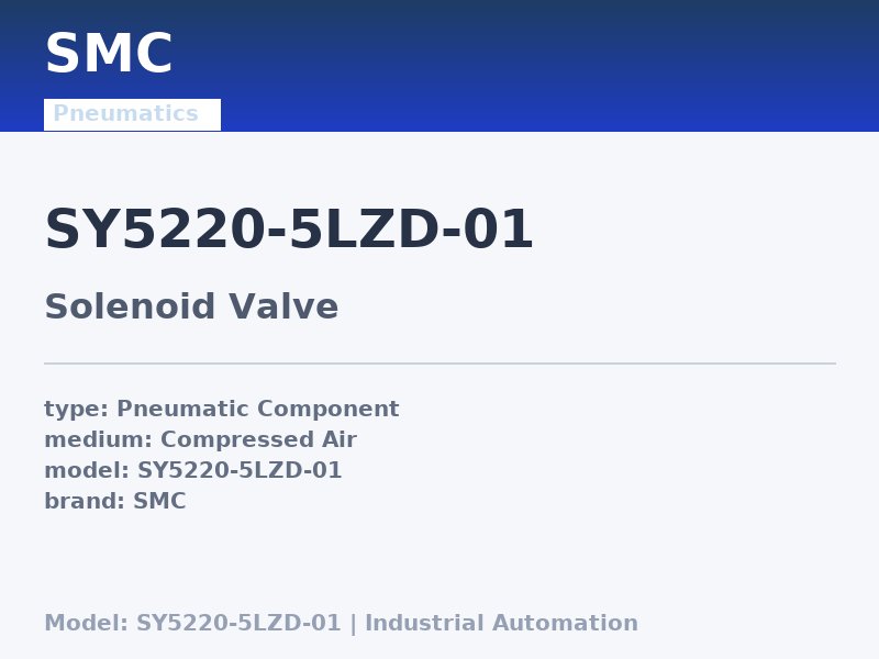 SMC SY5220-5LZD-01