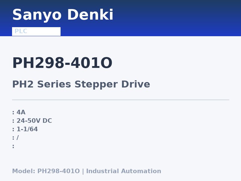 Sanyo Denki PH298-401O