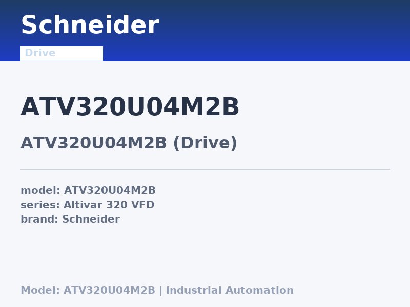 Schneider ATV320U04M2B