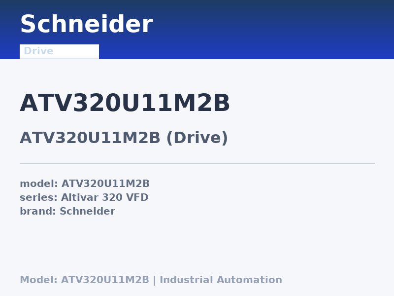 Schneider ATV320U11M2B