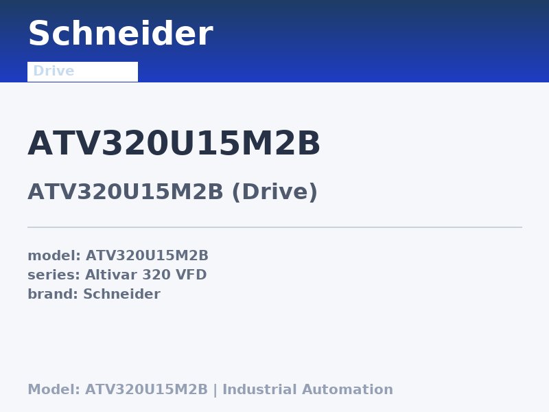 Schneider ATV320U15M2B