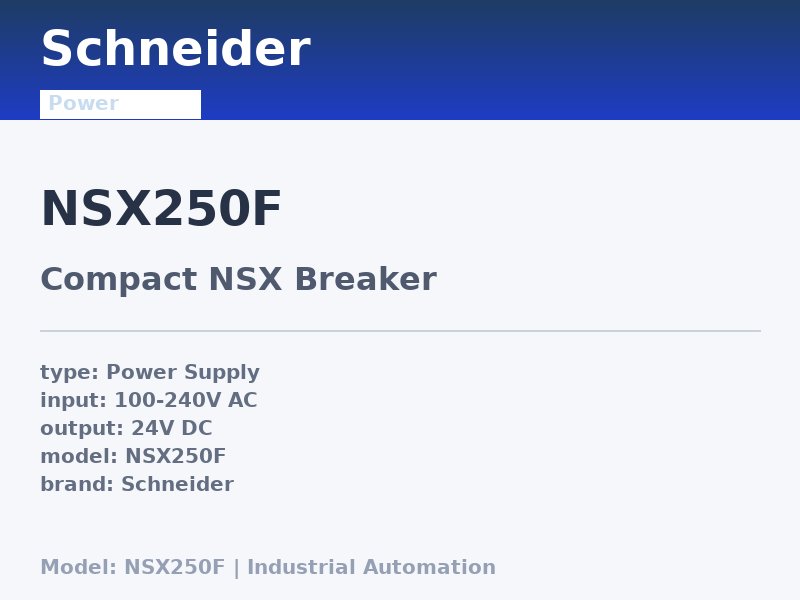 Schneider NSX250F