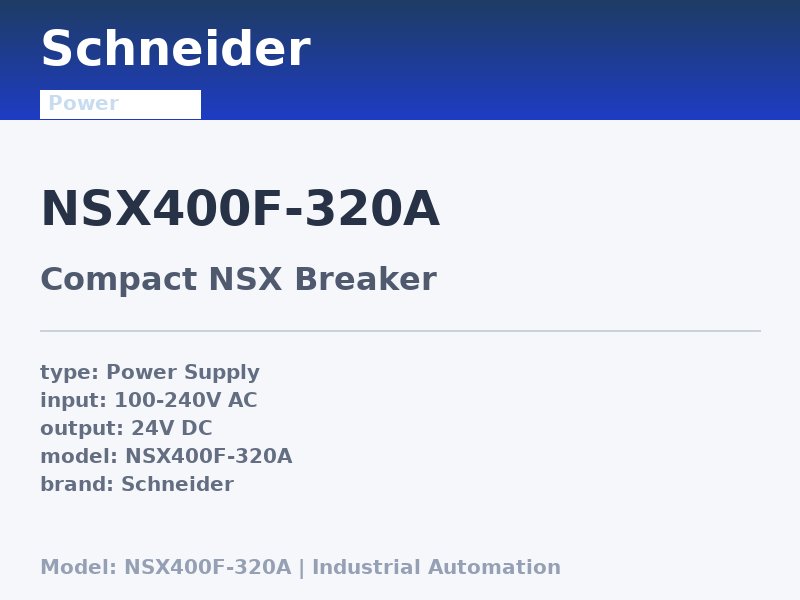 Schneider NSX400F-320A