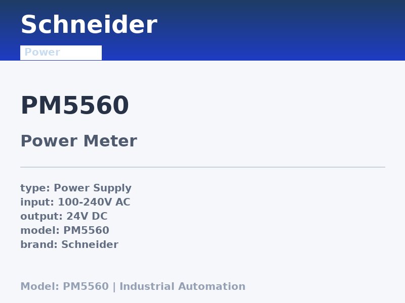 Schneider PM5560