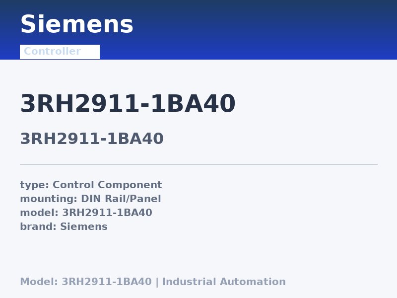 Siemens 3RH2911-1BA40