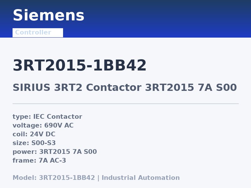 Siemens 3RT2015-1BB42