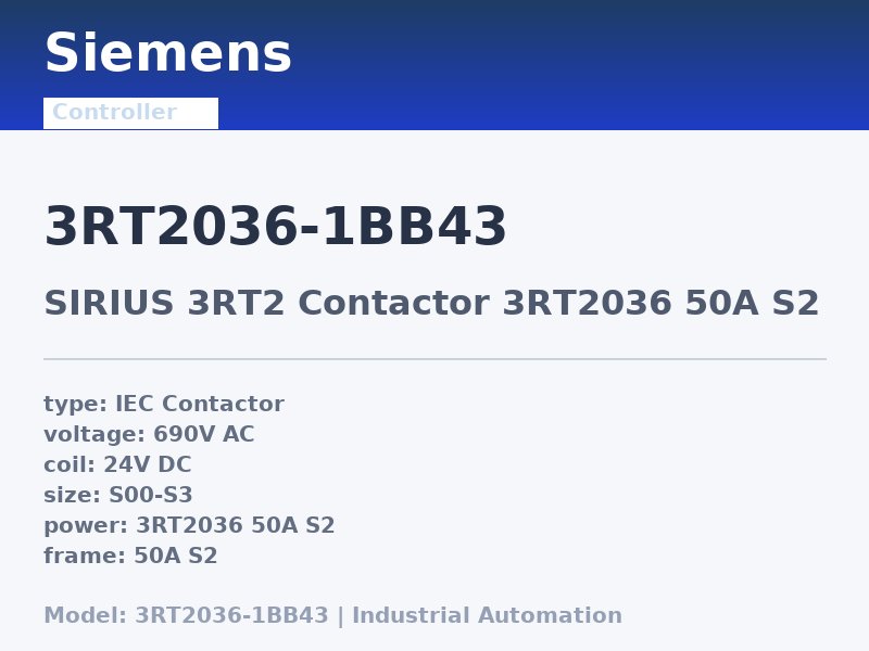 Siemens 3RT2036-1BB43