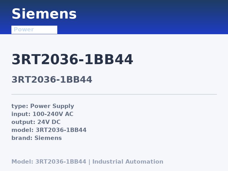 Siemens 3RT2036-1BB44