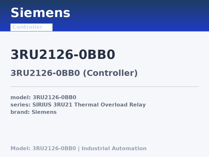 Siemens 3RU2126-0BB0