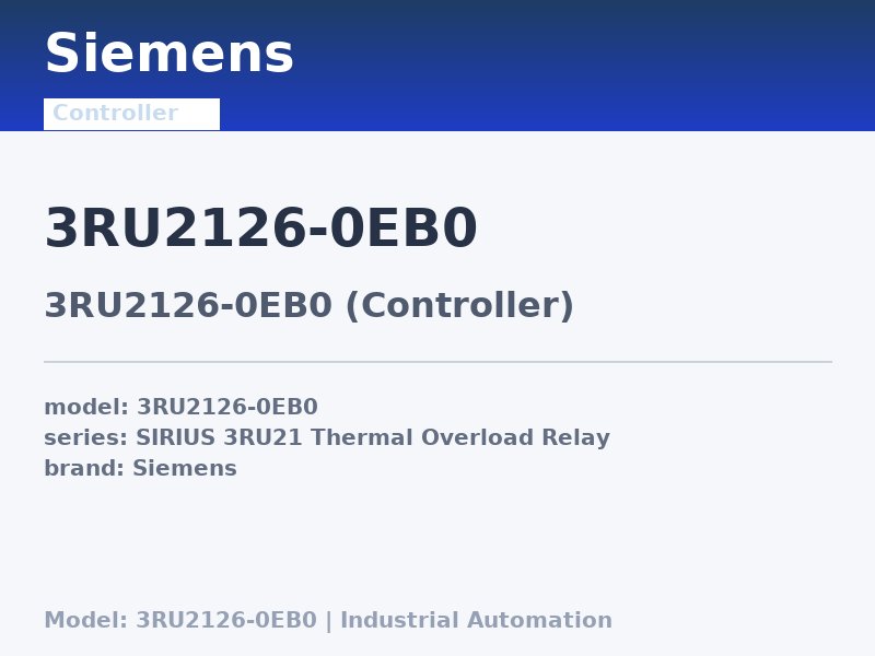 Siemens 3RU2126-0EB0