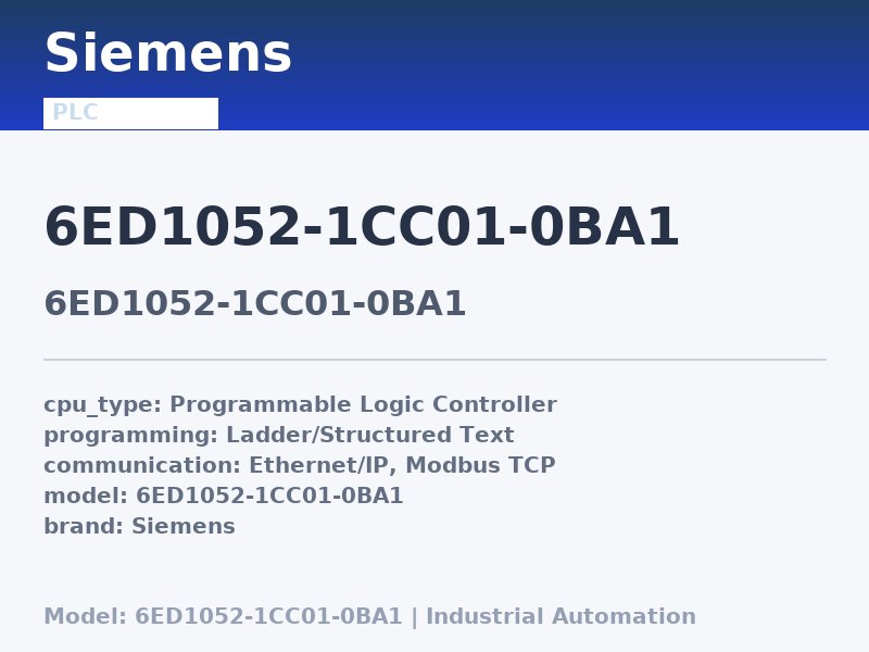 Siemens 6ED1052-1CC01-0BA1