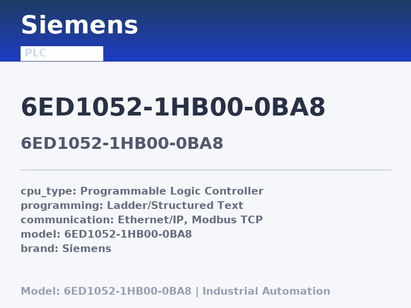Siemens 6ED1052-1HB00-0BA8