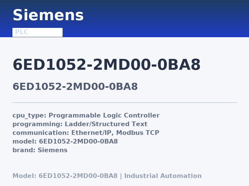 Siemens 6ED1052-2MD00-0BA8