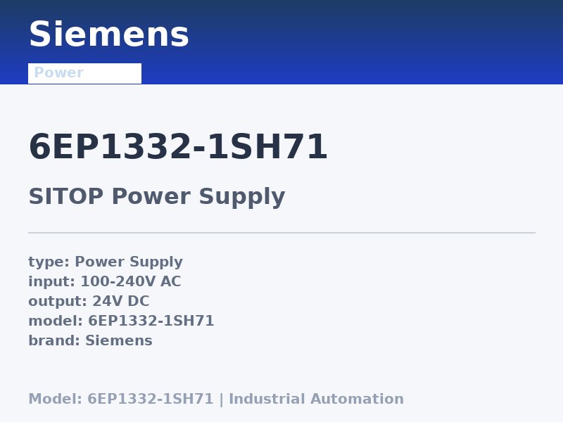 Siemens 6EP1332-1SH71