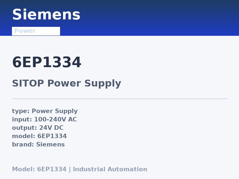 Siemens 6EP1334