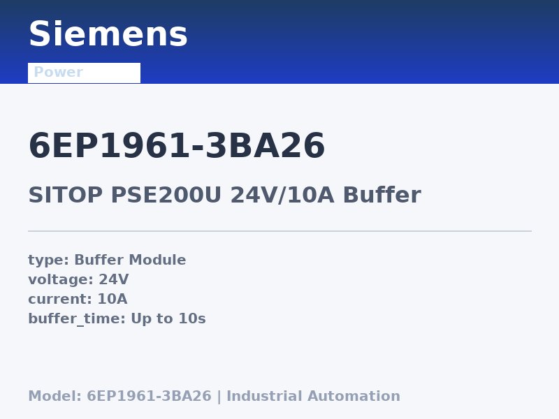 Siemens 6EP1961-3BA26