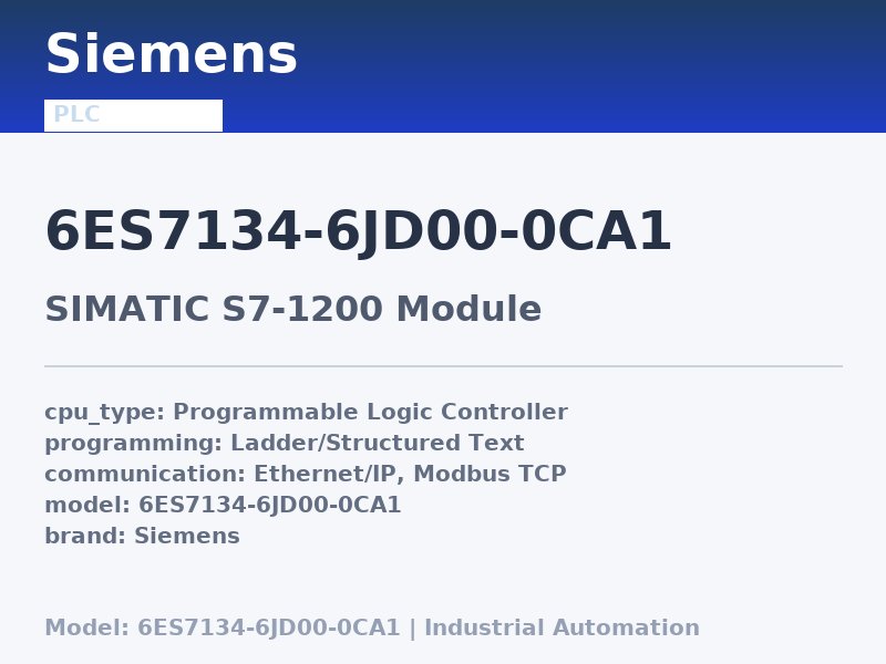Siemens 6ES7134-6JD00-0CA1