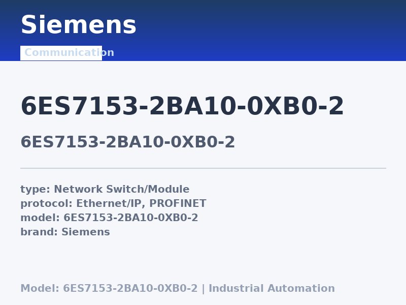 Siemens 6ES7153-2BA10-0XB0-2