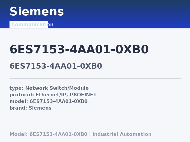 Siemens 6ES7153-4AA01-0XB0