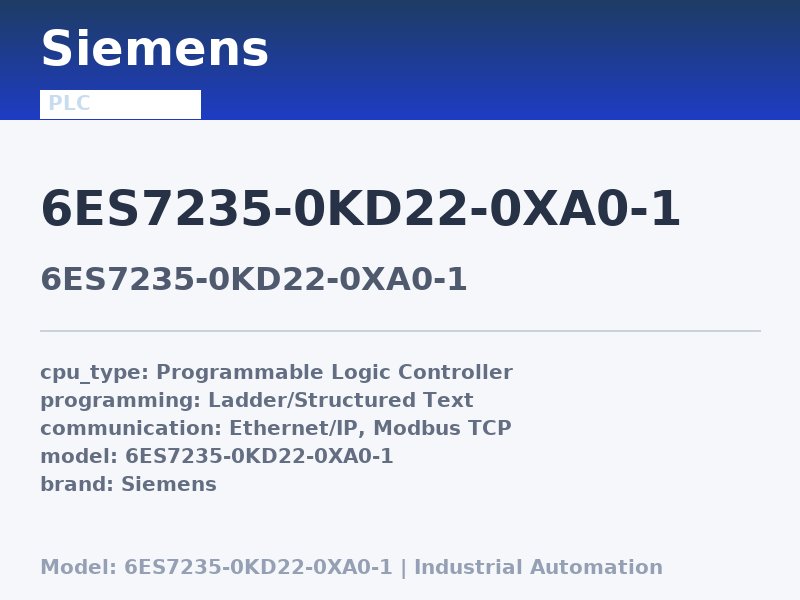 Siemens 6ES7235-0KD22-0XA0-1