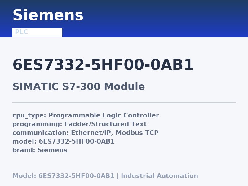 Siemens 6ES7332-5HF00-0AB1