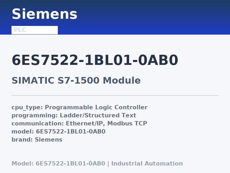 Siemens 6ES7522-1BL01-0AB0