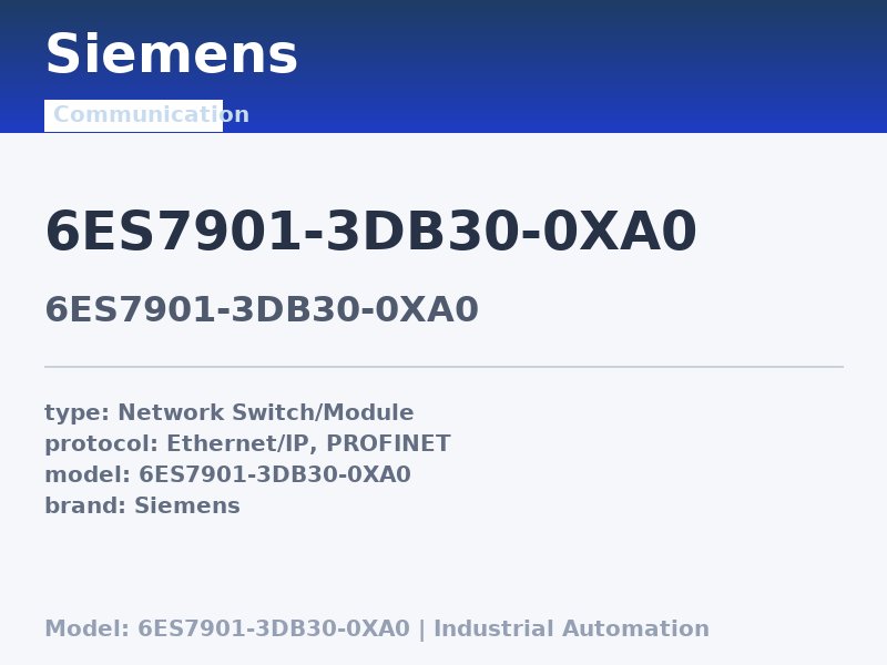 Siemens 6ES7901-3DB30-0XA0