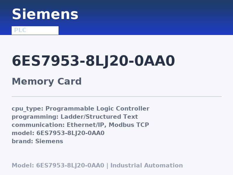 Siemens 6ES7953-8LJ20-0AA0