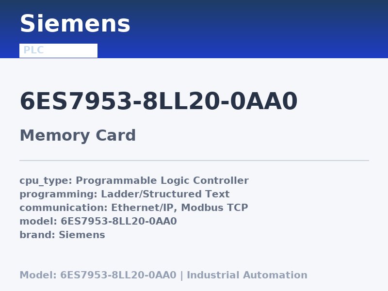 Siemens 6ES7953-8LL20-0AA0