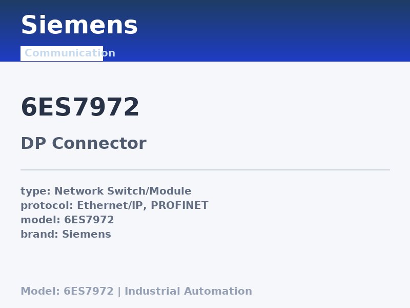 Siemens 6ES7972