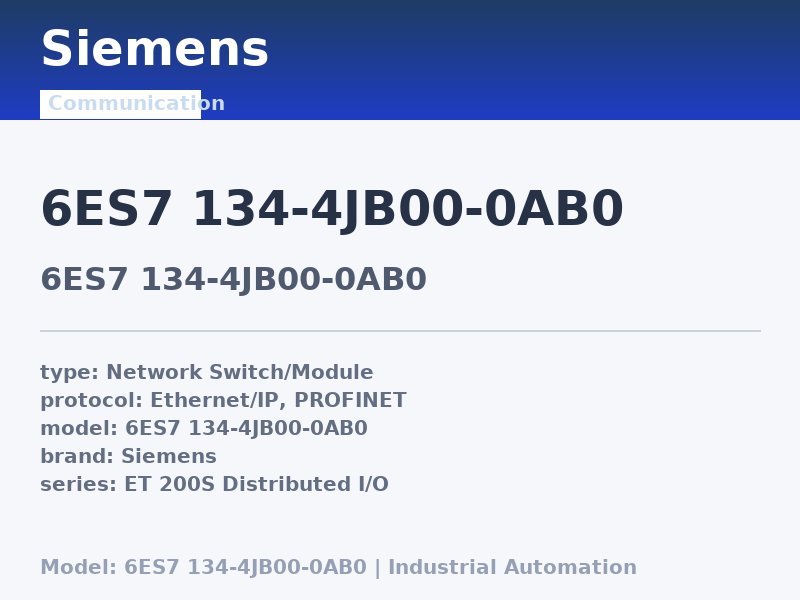 Siemens 6ES7 134-4JB00-0AB0